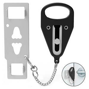 Heavy Duty Extra Lock Portable Door Lock Extra Home Security Door Locker for Additional Privacy and Safety