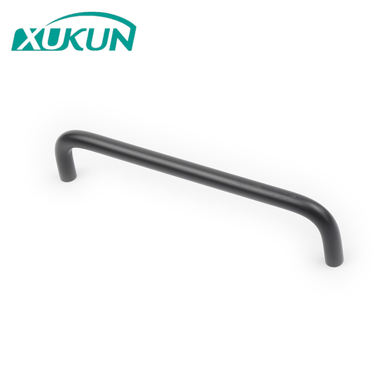 XK645-2-128 Factory Direct Black aluminum handles for machine