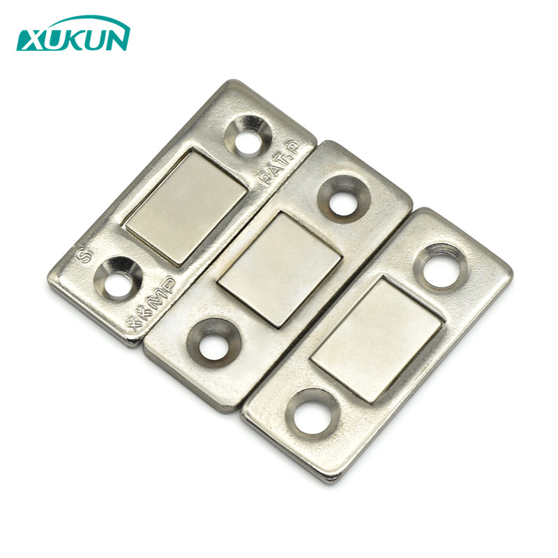 XK816 Magnetic Cabinet Catches Magnet Door Stops Hidden Door Closer With Screw For Closet Cupboard Furniture Hardware