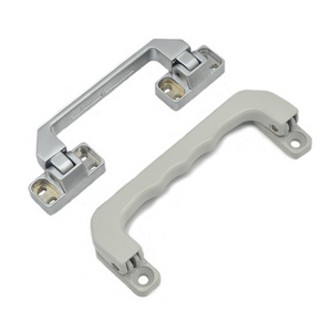 XK604 / XK621 5 inch Center to Center Zinc Alloy Folding Pull Handle 90 Degree Aluminium Folding Pull Handle Hardware