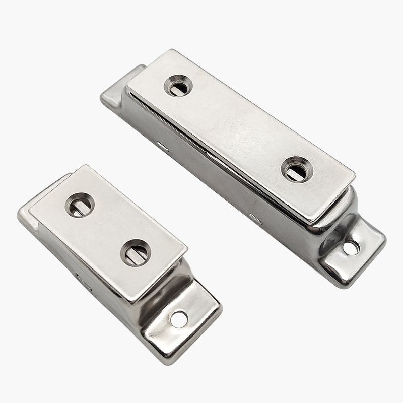 Stainless Steel Magnetic Door Catch, Heavy Duty Magnet Latch Cabinet Catches for Cabinets Shutter Closet Furniture Door