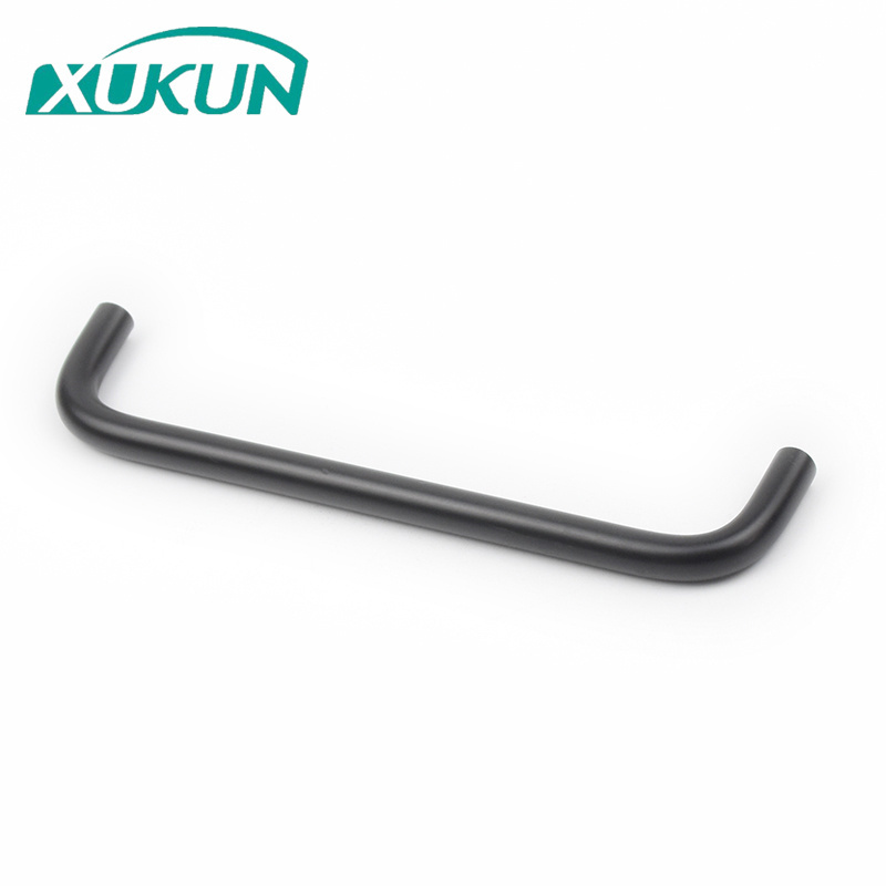 XK645-2-128 Factory Direct Black aluminum handles for machine