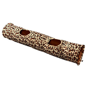 Cat Tunnel Connectable Crinkle Tube Indoor Outdoor Hideaway Toy for Kitty Bunny and Puppy Leopard