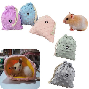 Squirrel Sugar Glider Rabbit Outdoor Bag Pet Carrier Hedgehog Carrier Guinea Pig Outgoing Bag Tote Mini Travel Supplies Velvet