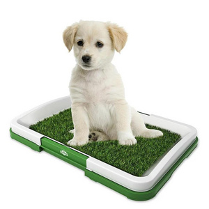 Indoor Potty Training Pet Supply 3 Layers Large Simulation Grass Lawn Pet Toilet Pad Mat Dog Toilet Tray