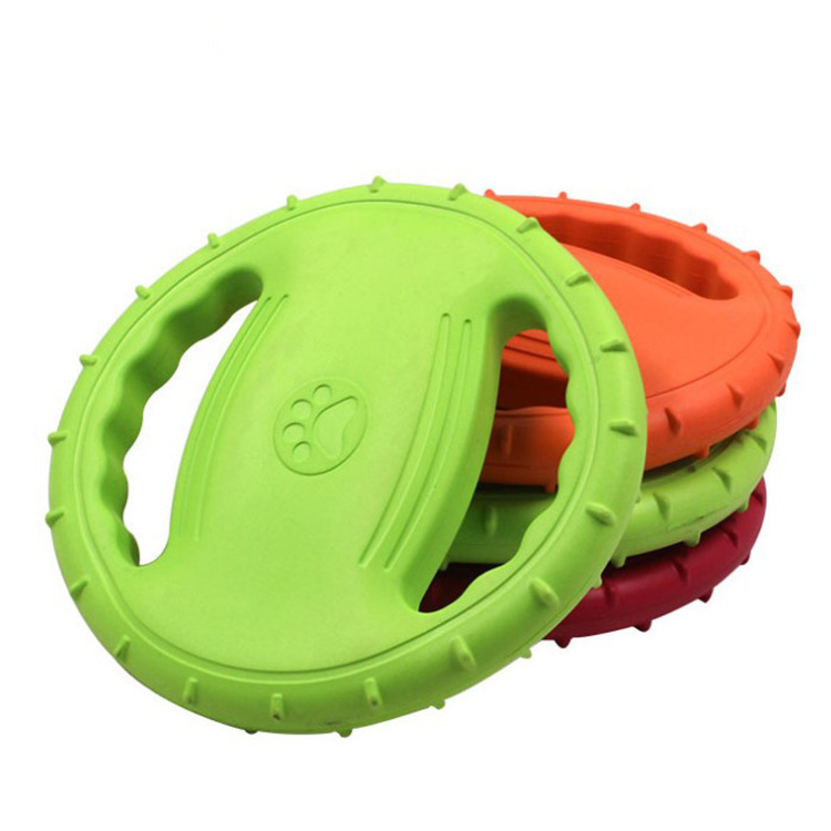 Outdoor Sports Pet Dog Bite Resistant Toy Frisbeed Soft Frisbeed Pet Bite Resistant Flying Disc