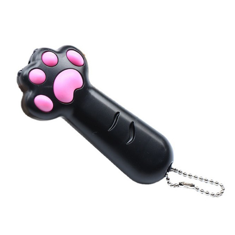 Battery version Cat Laser Pointer Toy 5 in 1 pattern footprint infrared cat walking pen cat toy