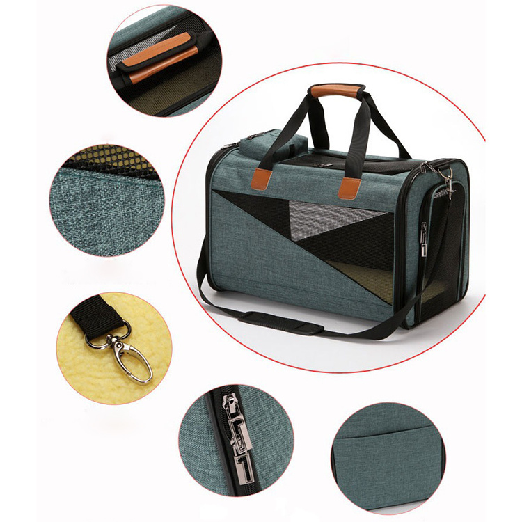 Portable Pet Carrier for Cats,Dogs,Puppy with Airline Approved Soft Sided Pet Tote Carriers Bags