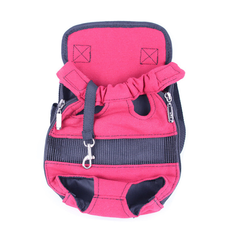 Wholesale Pet Front Carrier Dog Travel Carrier Bag Backpack Legs Out Dog Carrier