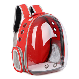 Wholesale Outdoor Portable Transparent Breathable pet backpack PC space capsule pet cat dog travel backpack