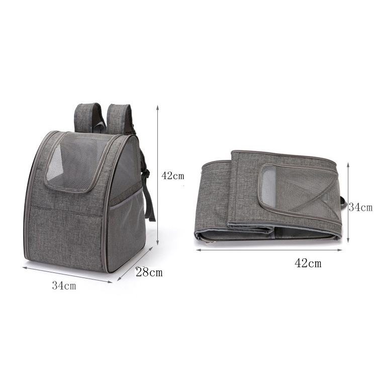 OEM Wholesale High quality Comfort Hiking Pet Carrier Backpack for Small Cats and Dogs