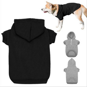 Soft and Warm Dog Hoodie Sweater with Leash Hole and Pocket, Dog Winter Coat, Cold Weather Clothes for Dogs