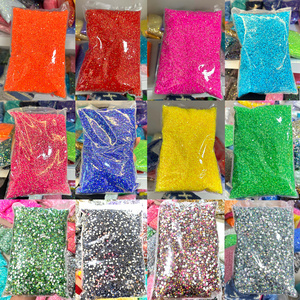 XULIN 100Kinds Color 2mm 3mm 4mm 5mm 6mm Crystal Stones Flatback Resin Rhinestone Wholesale For Diy Crafts