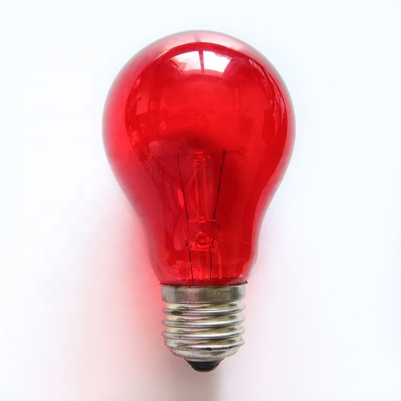 A60 E27 220V 25W 60W Unique frosted incandescent lamp vintage bulbs