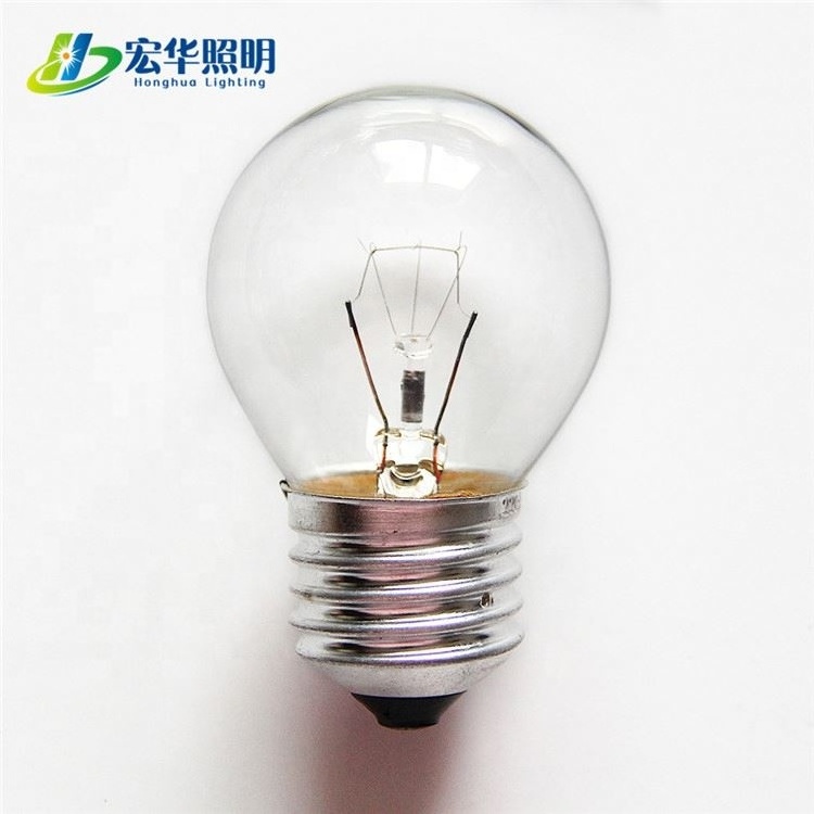 G45 220V 40w 360 degree good quality Edison incandescent lamps High temperature bulb