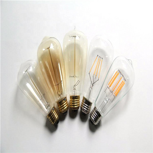 ST64 220V 4W 2000K Competitive price LED soft filament light bulb for decoration