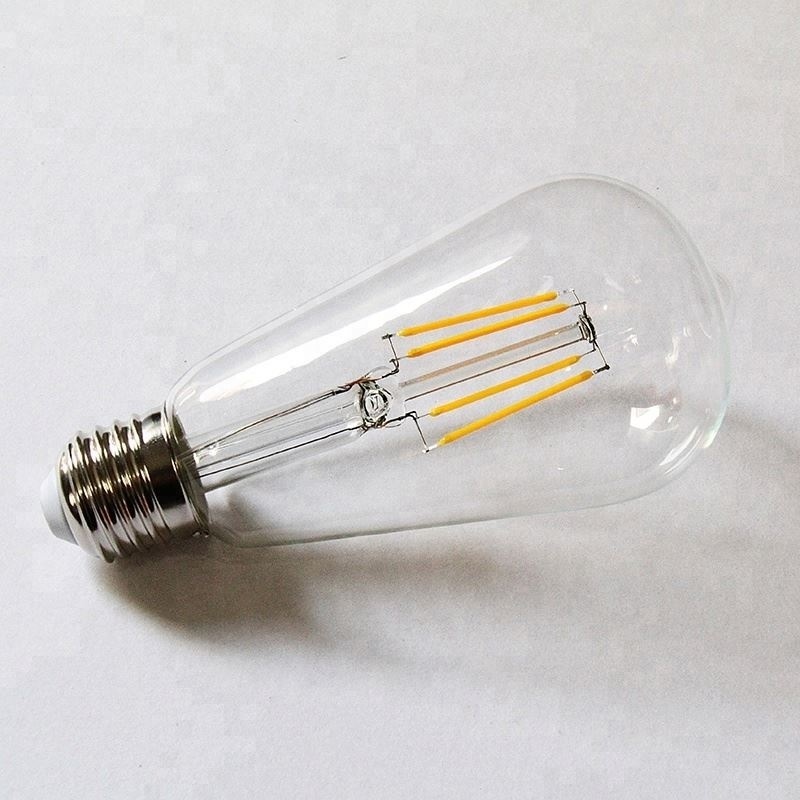 ST64 A60 G80 E27 top quality Led Edison Filament light bulb