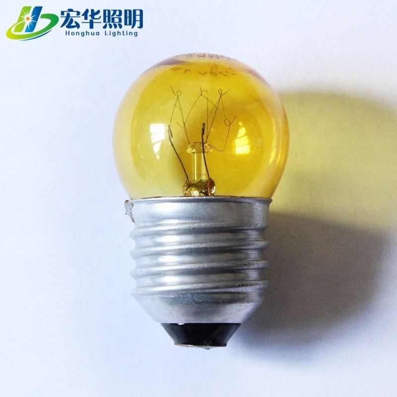 G30 15W clear colorful glass hanging residential incandescent lamp bulb