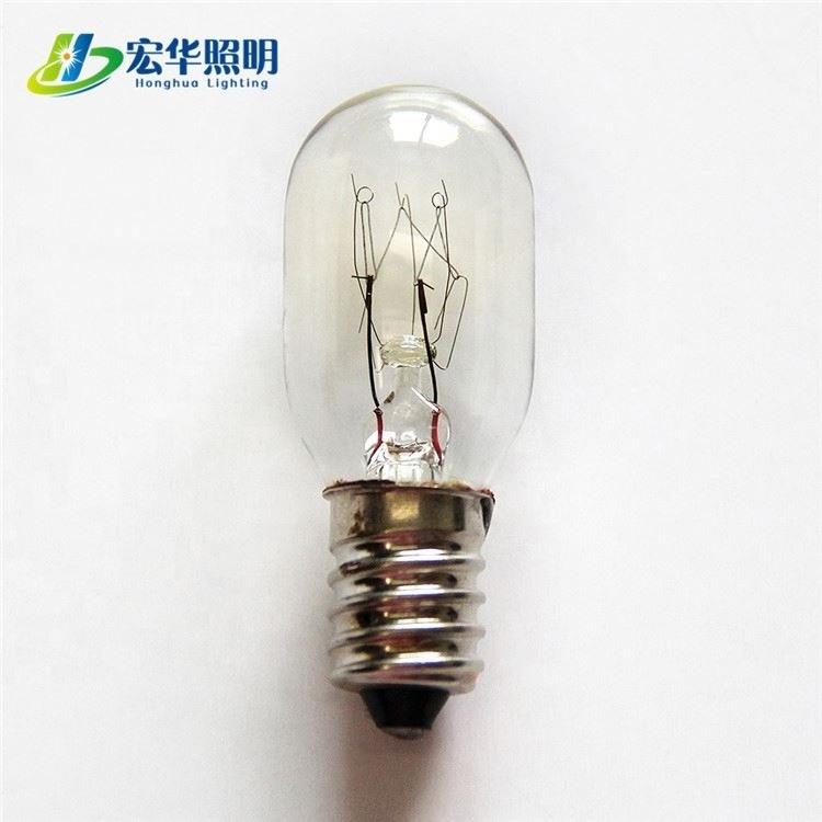 T22 E14 120V 10W light incandescent refrigerator candle lamp bulbs for sale