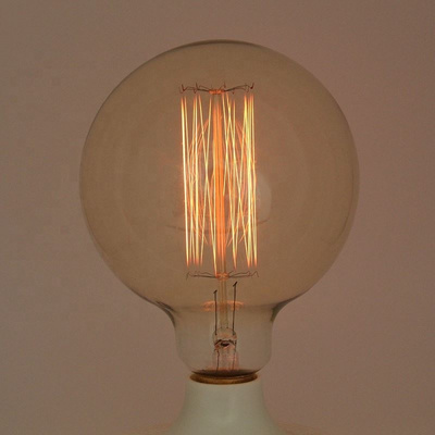 G125 Globe Edison Lamp E27/B22 60W Bulb Incandescent lamp