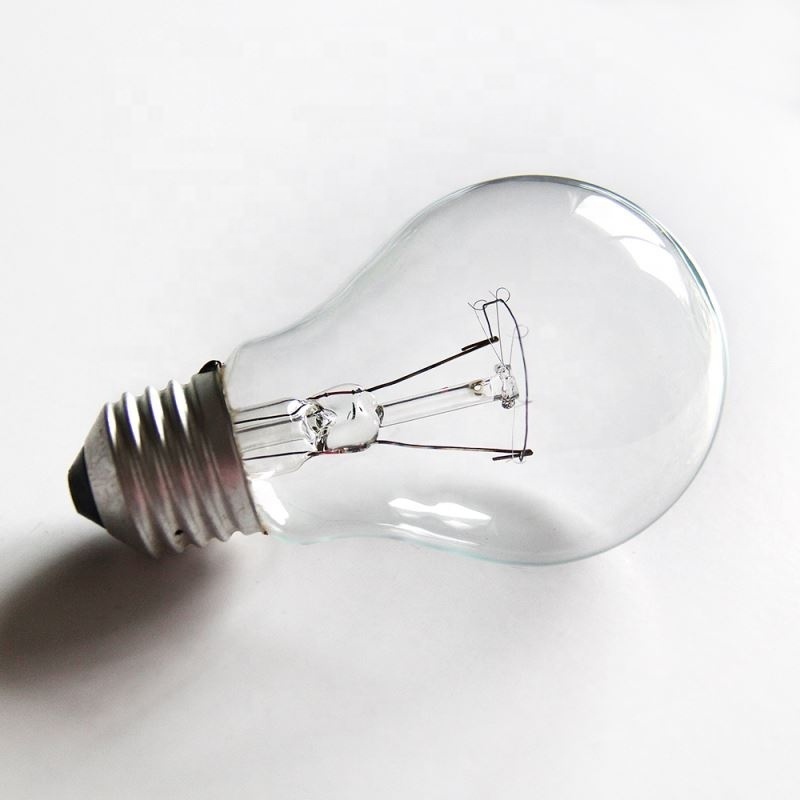 A60 E27 220V 25W 60W Unique frosted incandescent lamp vintage bulbs