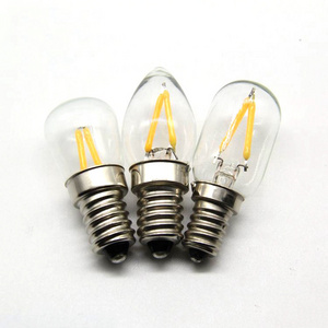 C7 E12 2W Dimmable warm white LED Edison style filament light bulb