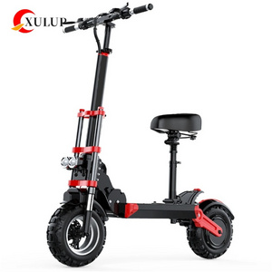 XULUP Q18 12Inch 500W 1000W 48v Max Mileage 120KM Foldable Off Road Mobility Escooter Moto Electrica Adult Scooters flipper