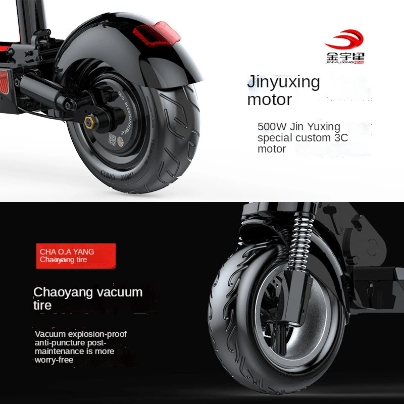 XULUP Q19 Fast Fat Tire Off Road Big Wheel Folding Electric Scooter 500w 10ah Factory OEM Roller Electrique Foldable Electrico