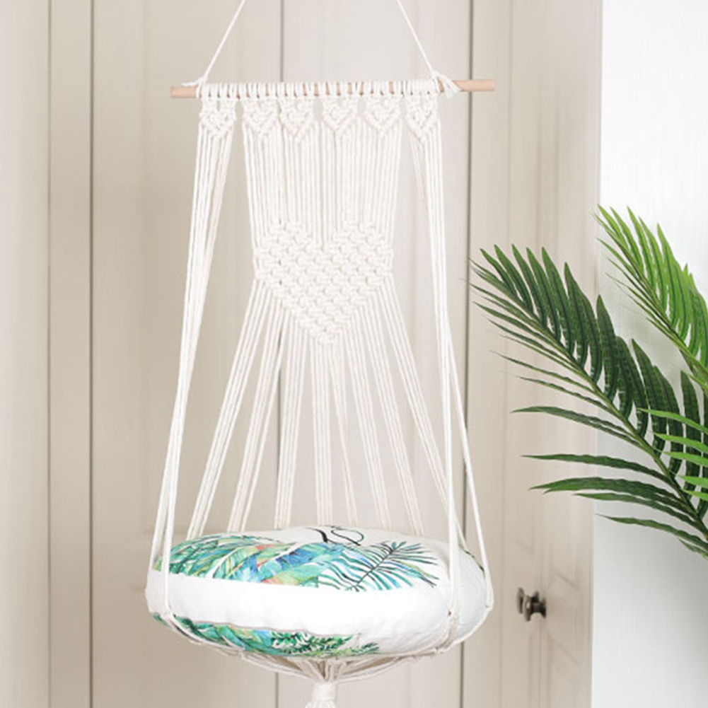 Bohemian Pet Hammock Lace 5 Sizes Hand-woven Hanging Basket Cotton Pet Litter Cat Dog Hammock Line Toy Swing Pet Hammock