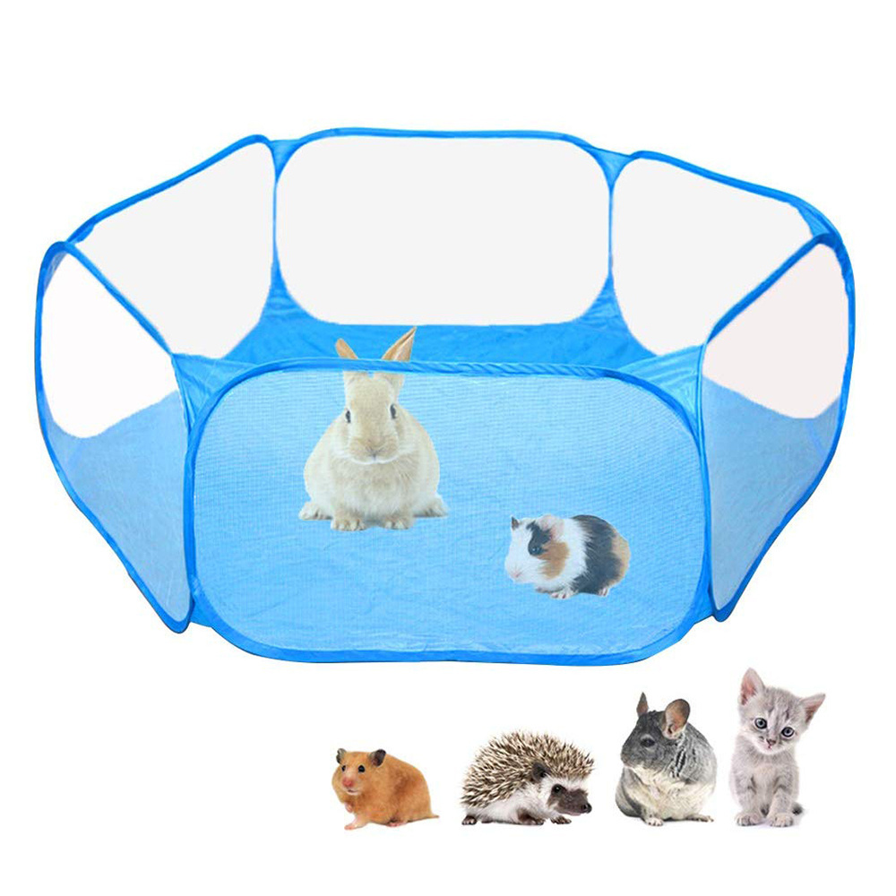 Hard Shell Roof Top Tent Pet Playpen Portable  Pop Open Small Animal Cage Tent Game Playground Fence Pet Cage