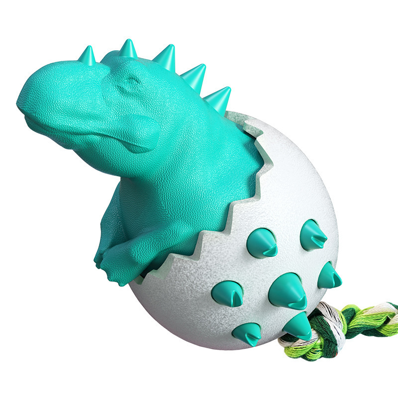 Dinosaur Egg Dog Molar Stick Chew-resistant Glue Pet Supplies Dog Toothbrush Dog Toys