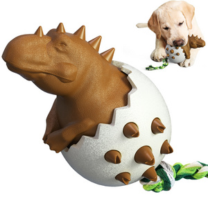 Dinosaur Egg Dog Molar Stick Chew-resistant Glue Pet Supplies Dog Toothbrush Dog Toys