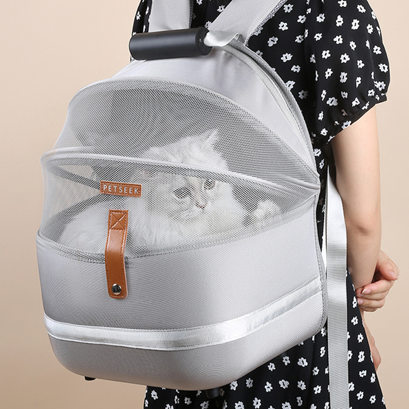 PETS Carrier For Cat Portable Breathable Backpack Outdoor Carrier Bag For Small Dog Travel Transport Bag Cat Accessories