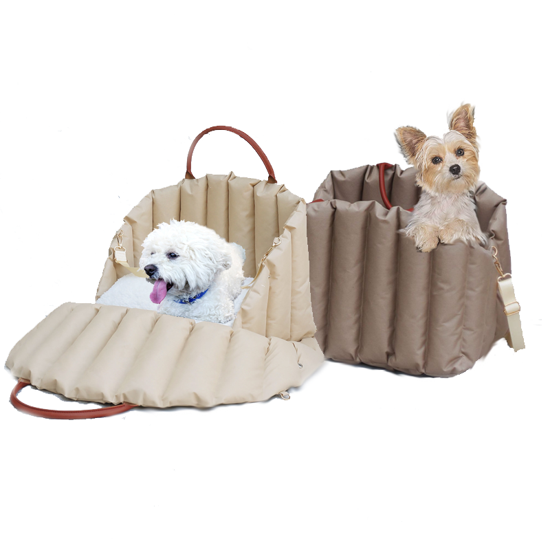 Portable Pet Dog Car Seat Nonslip Carriers Safe Car Box Booster Kennel Bag for Small Dog Cat Travel bag