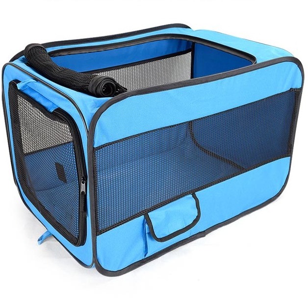 600d Oxford Pet Car Travel Accessories For Dogs Cats Carriers Foldable Portable Cage Tent Kennel With Mat Outdoor