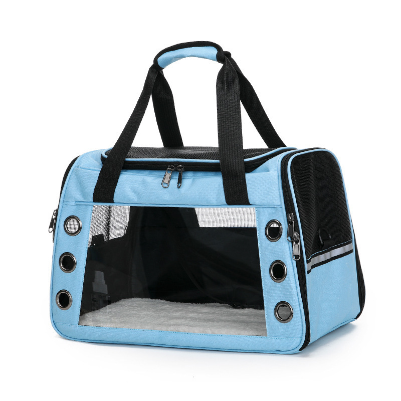 New Cat Bag Breathable Car Pet Bag Foldable Dog Backpack Transparent Space Capsule Cat Cage