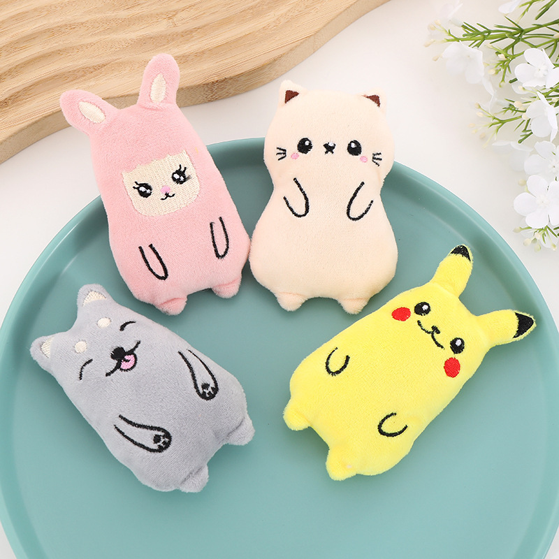 Series Catnip Cat Toy Small Cat Toy With Dried Catmint Japanese Anime Characters Cat Plush Toys