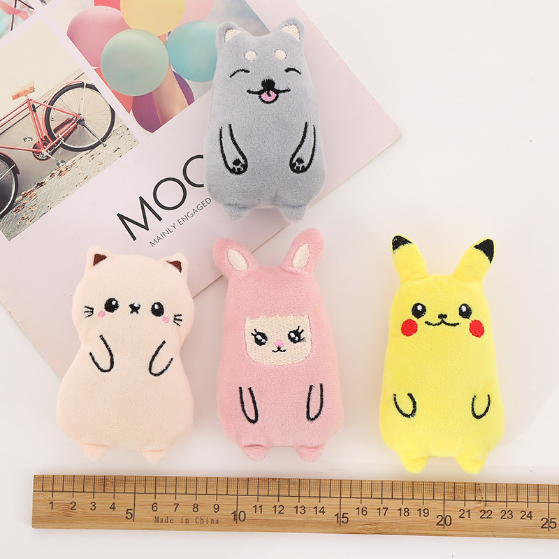 Series Catnip Cat Toy Small Cat Toy With Dried Catmint Japanese Anime Characters Cat Plush Toys