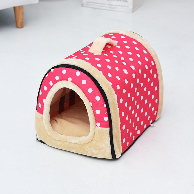 Pet Kennel Bed Dual-usefoldable All-season Universal Cats Dogs Backpack Carrier Bags Pet Beds