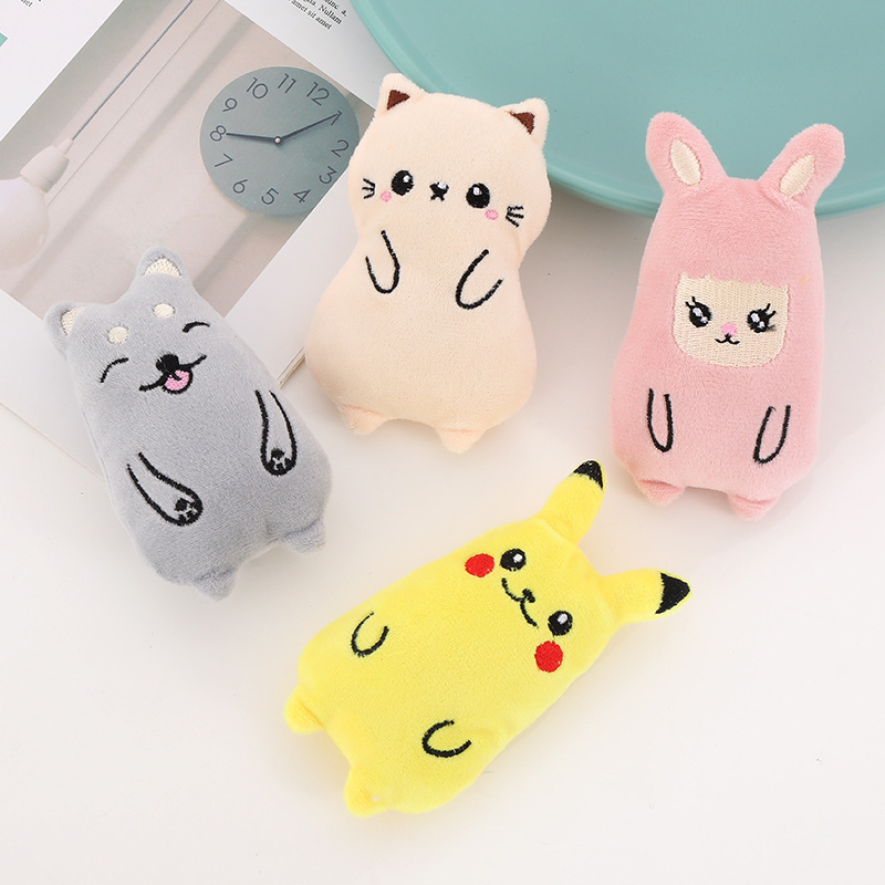 Series Catnip Cat Toy Small Cat Toy With Dried Catmint Japanese Anime Characters Cat Plush Toys