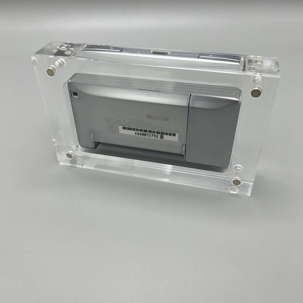 High transparency acrylic magnetic cover console storage box for Game Boy MICRO GBM