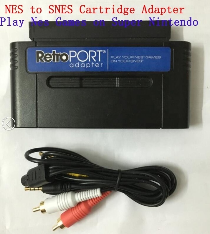 Retroport 72pins game Cartridge adapter for n e s game card to  for SNES 16 Bit Consoles convertor