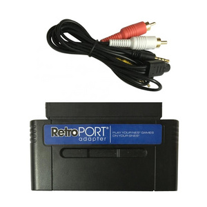 Retroport 72pins game Cartridge adapter for n e s game card to  for SNES 16 Bit Consoles convertor