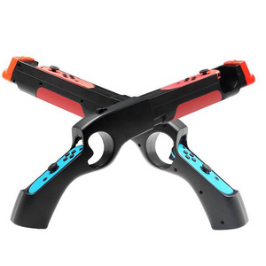 Gaming Somatosensory Shooting Gun Stand for N-S Kinect Sensor Game Gun Handle Grips for Switch For NS Controller Joysticks