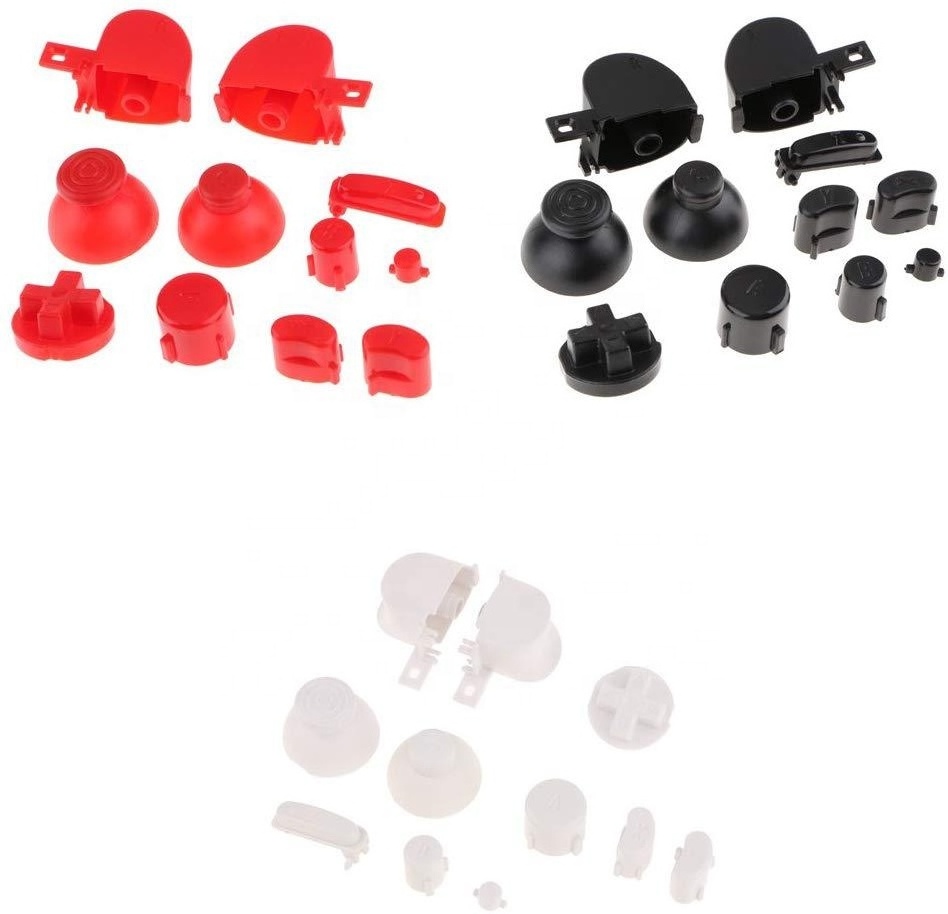 Colorful ABXYZ Button+Thumbstick D-pad Mod Kits for GameCube for NGC Controller Buttons Button Set