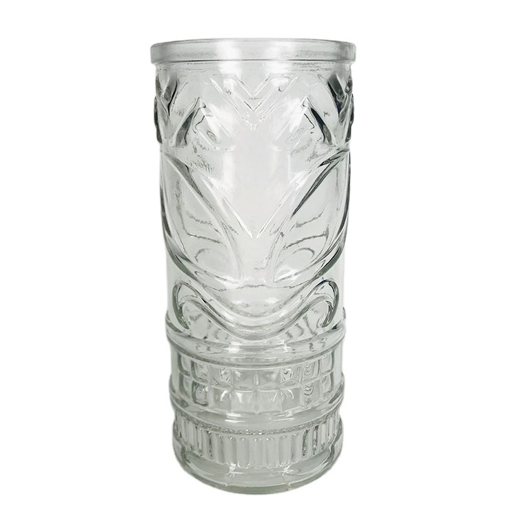 Demon 500 ml Halloween clear scented candle glass jar