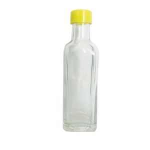 Wholesale high quality 100 ml square glass bottle for olive oil