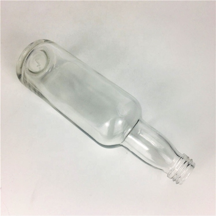 Wholesale 100 ml clear glass sauce bottle for sesame oil with plastic cap