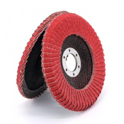 Ceramic curve flap disc abrasive disc for grinding metal and stainless steel