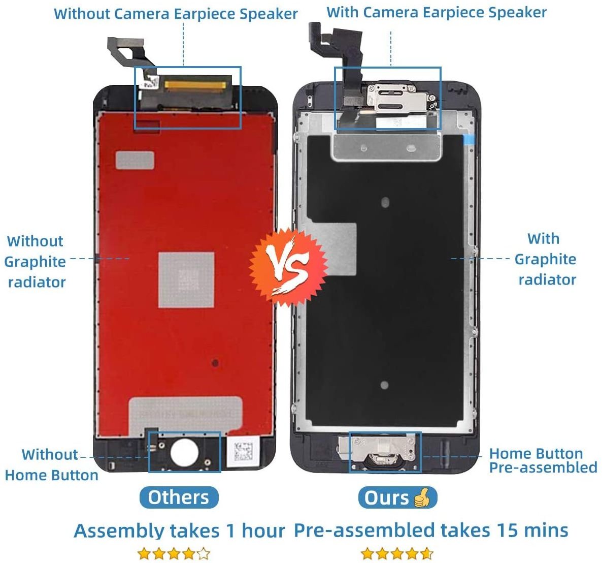 Factories Screens For Mobile Phone Replacement Lcd Iphone 7 7plus 8 8plus X series Oled Touch Screen Display Digitizer Assembly